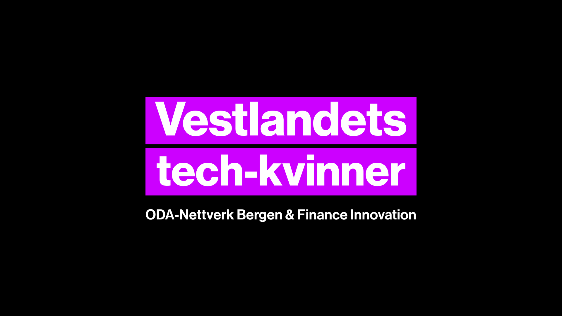 Vestlandets tech-kvinner