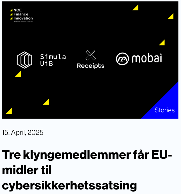 Stories: Tre medlemmer får EU-midler til cybersikkerhetssatsing